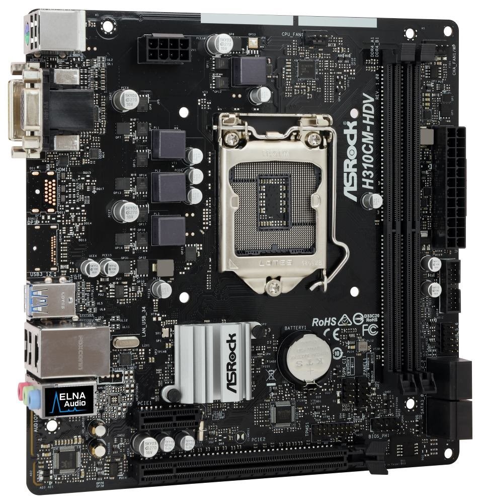  ASRock H310CM-DVS (použitá)